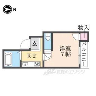 フリーディオ春日町【4階】の間取り