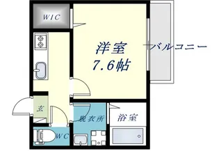 メゾンサンヴァレー【1階】の間取り