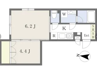 Reve Residence 初台【4階】の間取り