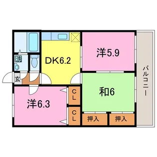 トミープラザ(深谷市緑ケ丘)【2階】の間取り