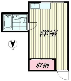 山王ハウス【2階】の間取り