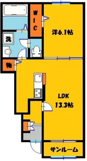 グランデパシエ【1階】の間取り