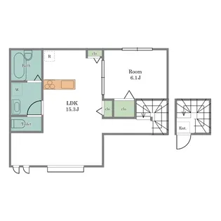 エルシオン狛江【2階】の間取り