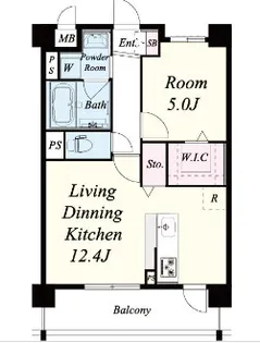 グランツ京都南【2階】の間取り