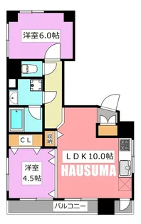 ピカイヤ巣鴨【8階】の間取り
