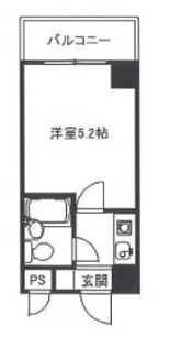 プランドール富浜第1ビル【3階】の間取り