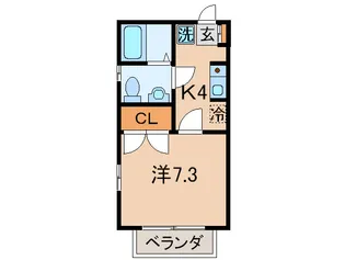 Mハイツ【1階】の間取り