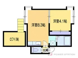 ソニア緑【2階】の間取り