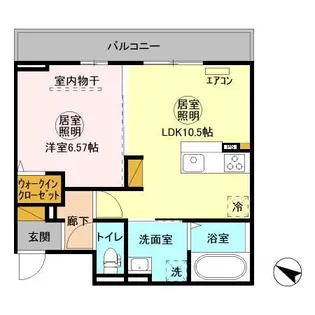 グレイズシアII【2階】の間取り