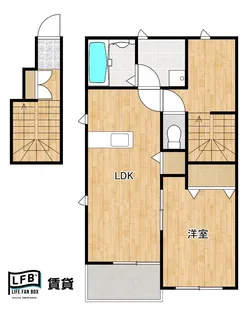 ベルリード聖【2階】の間取り