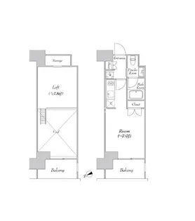 カナルフロント芝浦【12階】の間取り