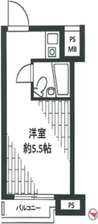 新宿ダイカンプラザA館【5階】の間取り