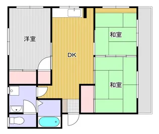 ロイヤルハイツ【1階】の間取り