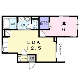 パーチェ エテルノII【3階】の間取り
