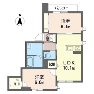 ボヌール86【1階】の間取り