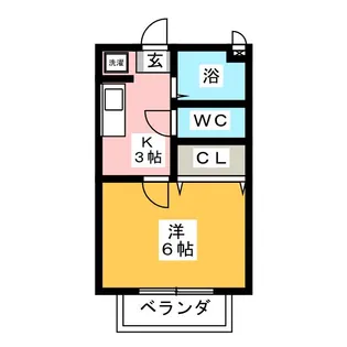 エスペランサ森田【2階】の間取り