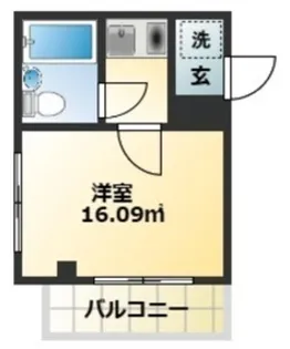 ジュネパレス草加第6【4階】の間取り