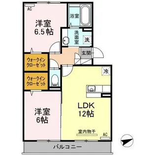 ブランネージュ【2階】の間取り