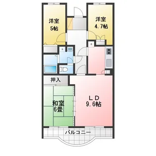 STAGE21 A棟【2階】の間取り