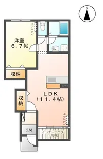 ヴァンヴェールIII S【1階】の間取り