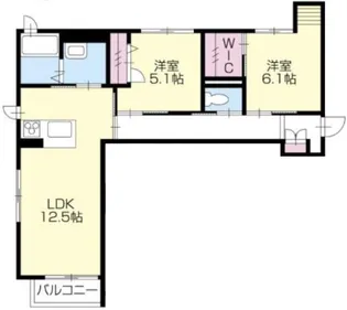 BEREO Comfort Kitashimada A【1階】の間取り