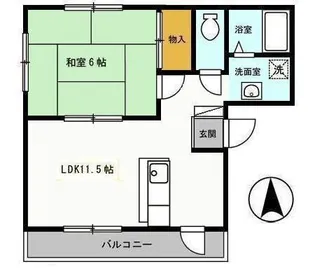 ハイツフロイント【3階】の間取り
