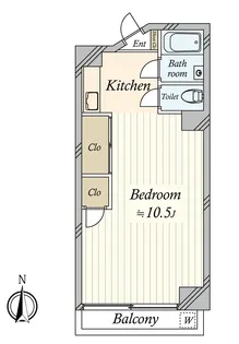 宝泉ドエル【3階】の間取り
