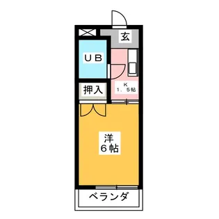 フラワーパレス三条【3階】の間取り