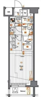 PREMIUM CUBE目黒東山#mo プレミアムキューブ目黒東山【4階】の間取り