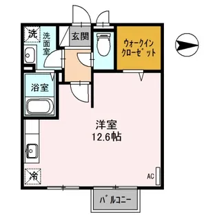 マレット・フィールド A棟【2階】の間取り