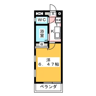 メゾン・ラヴァージュ【2階】の間取り