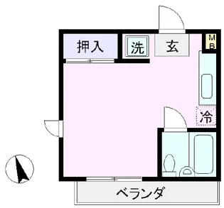 第3あさのビル【3階】の間取り