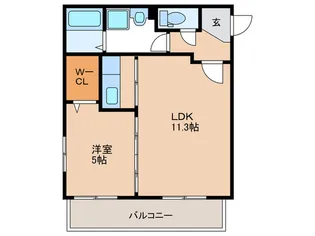 レスピーザIII【1階】の間取り