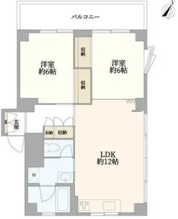 メトロハイツ【2階】の間取り