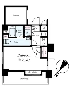 サヴォイレジェント【12階】の間取り