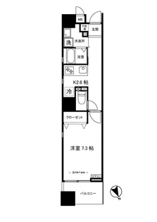 チェリオふれあいの丘【4階】の間取り