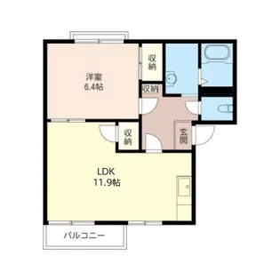 フレグランスダイトウ【1階】の間取り