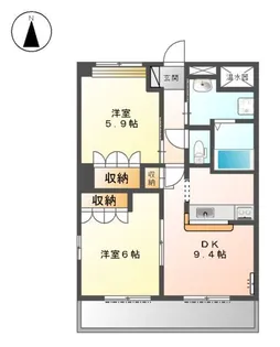 エル・オーブの森【1階】の間取り