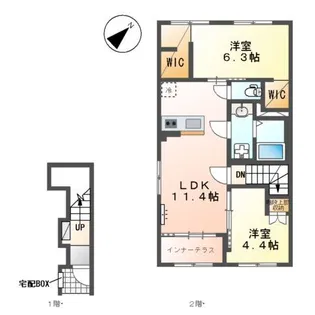 エクステンド・H【2階】の間取り
