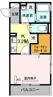 ミアスII【3階】の間取り