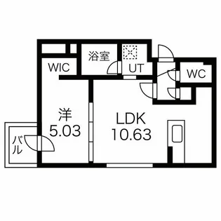 ソルフロー【2階】の間取り