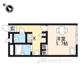 レオパレスカエデ【1階】の間取り