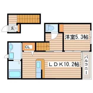 アリエッタ【2階】の間取り