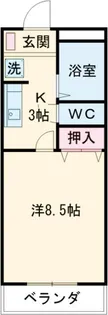 メゾングランペール【2階】の間取り