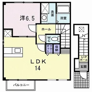 ブラボーハイツ【2階】の間取り