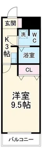 シャンテ豊橋【1階】の間取り