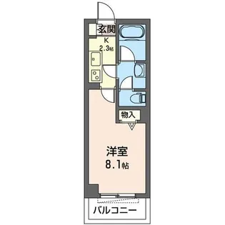 ディアマンテス五井【3階】の間取り