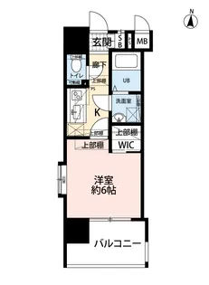 サヴォイ博多スーペリア【4階】の間取り