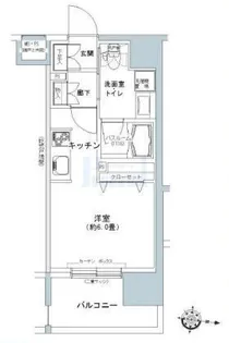 パークキューブ板橋本町【12階】の間取り