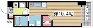 ラ・ウェゾン湊川公園【4階】の間取り